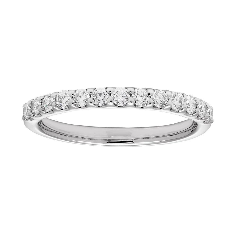 The Regal Collection 14k Gold 3/8 Carat T.W. IGL Certified Diamond Wedding Band, Women's, Size: 9, White Product Image