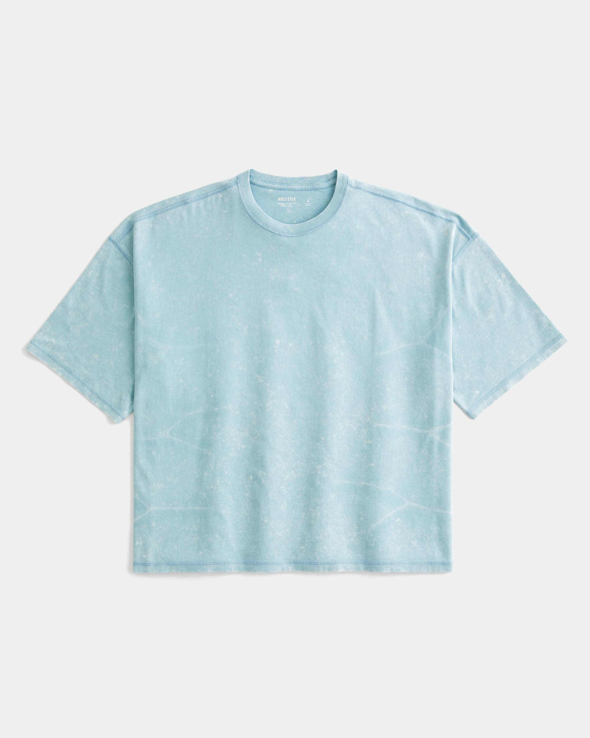Baggy Crop Crew T-Shirt Product Image