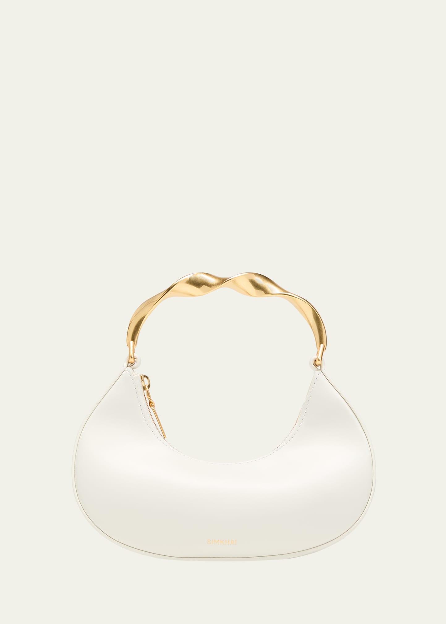 Womens Nixi Leather Twist Handle Top Handle Bag Product Image