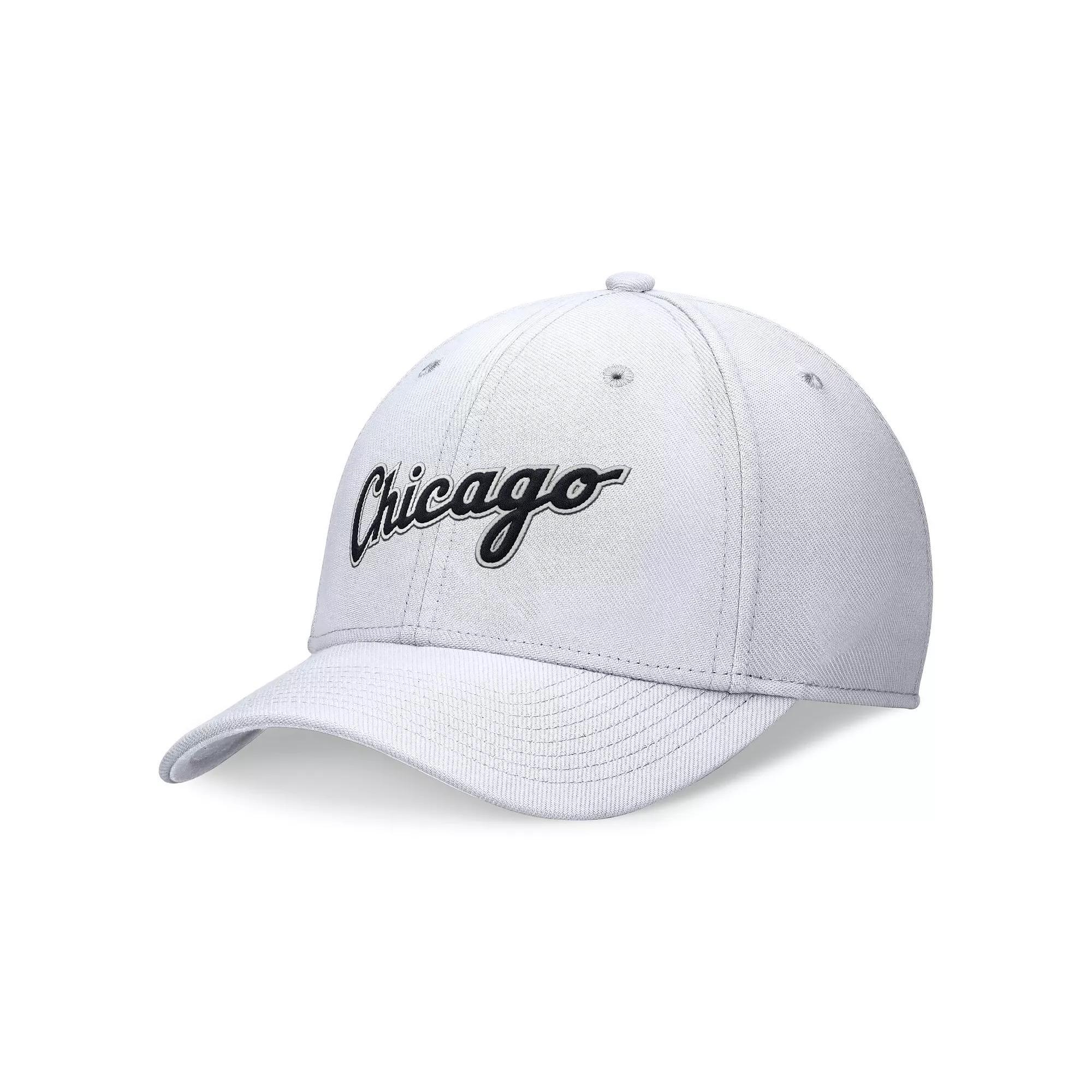Men's Nike White Chicago White Sox Evergreen Performance Flex Hat, Size: Large/XL Product Image