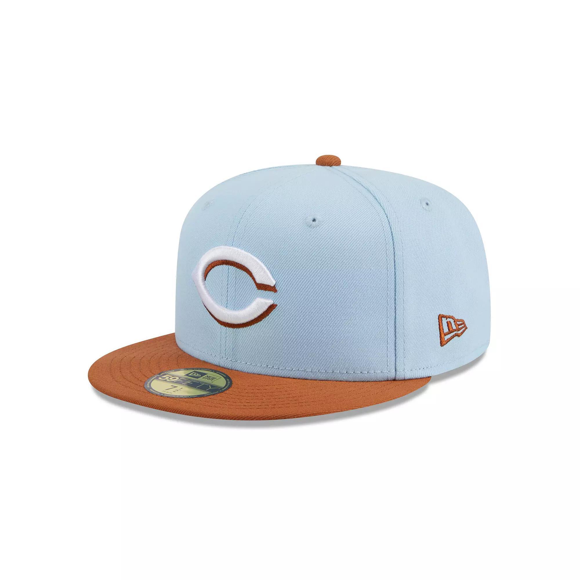 New Era Mens Houston Astros New Era Astros Cooperstown Chrome 59FIFTY Fitted Hat - Mens Product Image