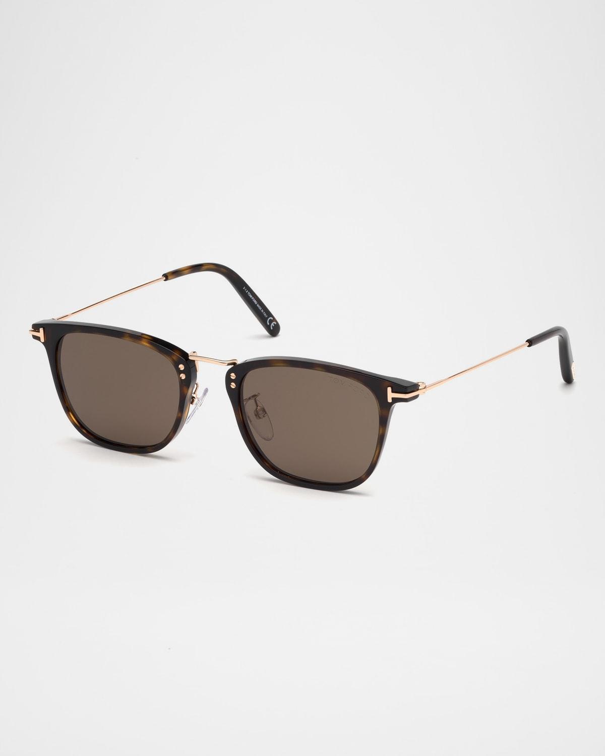 Mens Beau Metal and Plastic Sunglasses Product Image