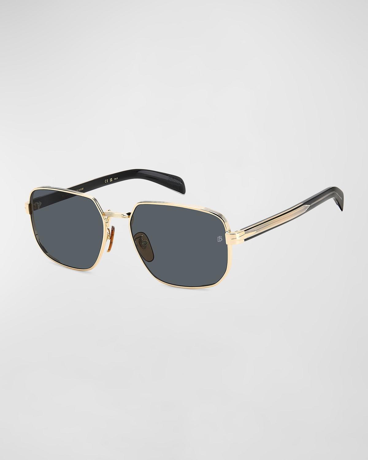 Womens Lettering 57MM Square Sunglasses Product Image