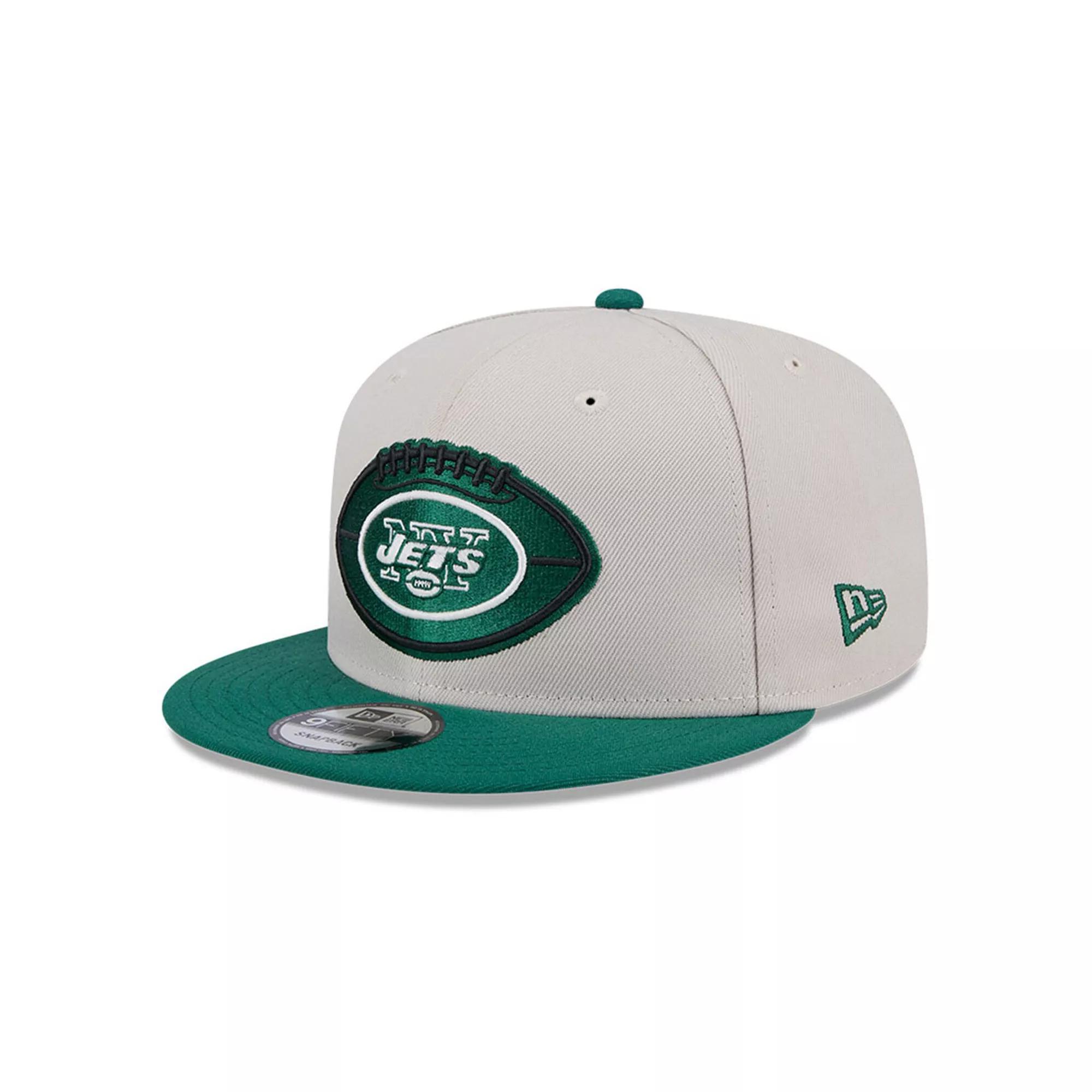 Men's New Era Stone/Green New York Jets 2024 Sideline Historic 9FIFTY Snapback Hat, Team Product Image