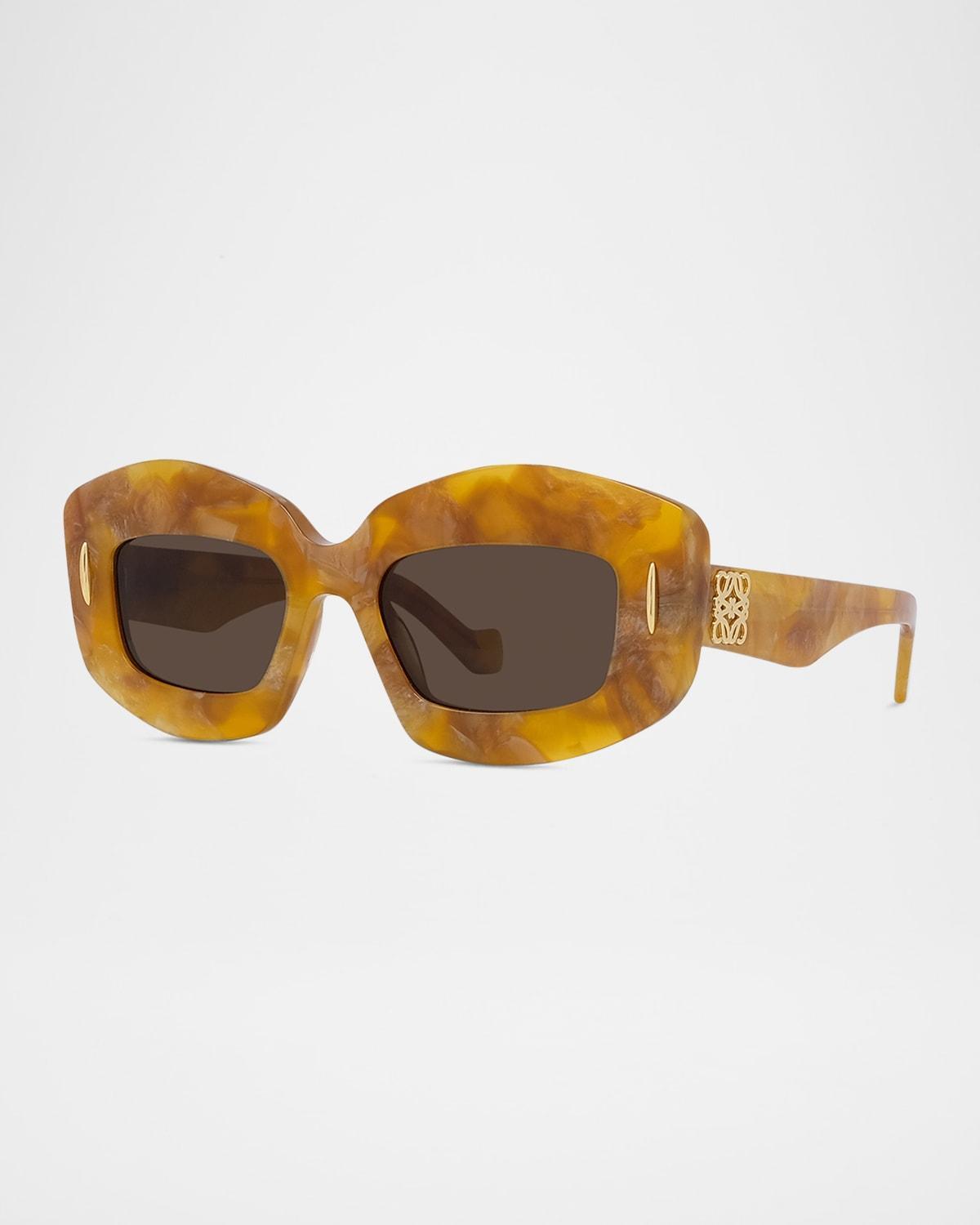 Loewe Chunky Anagram Rectangular Sunglasses, 49mm Product Image