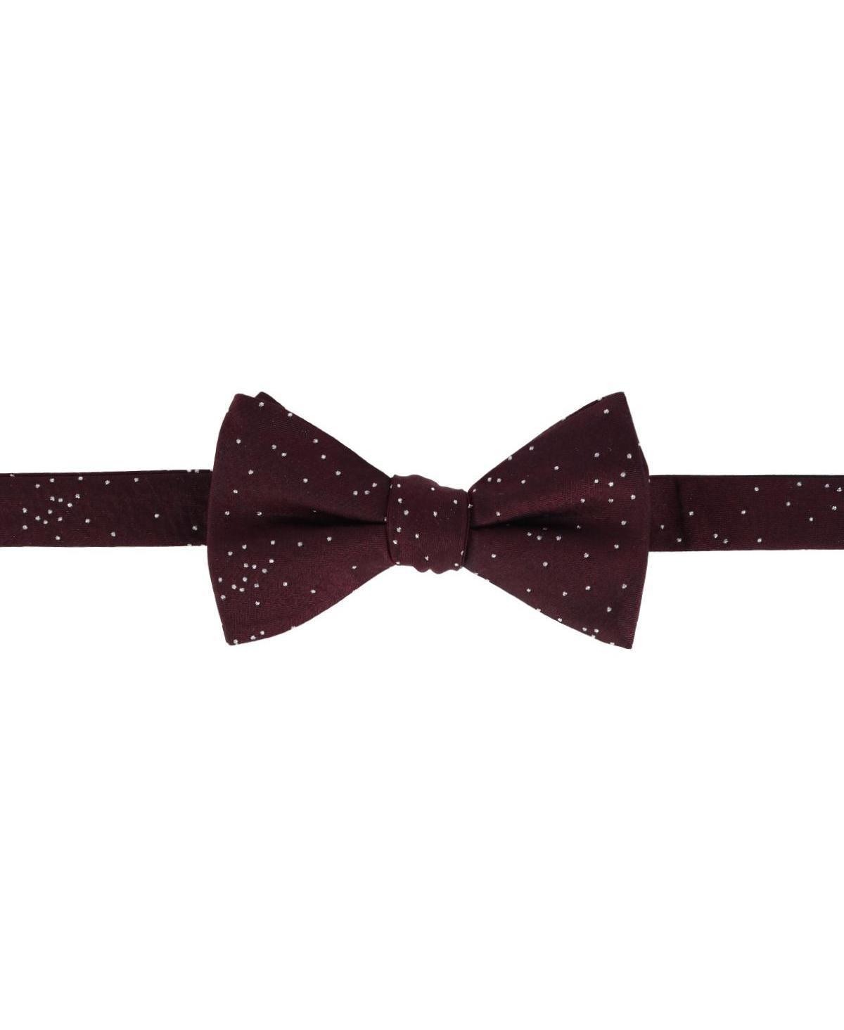 Trafalgar Mens Mystere Metallic Star Light Silk Bow Tie Product Image