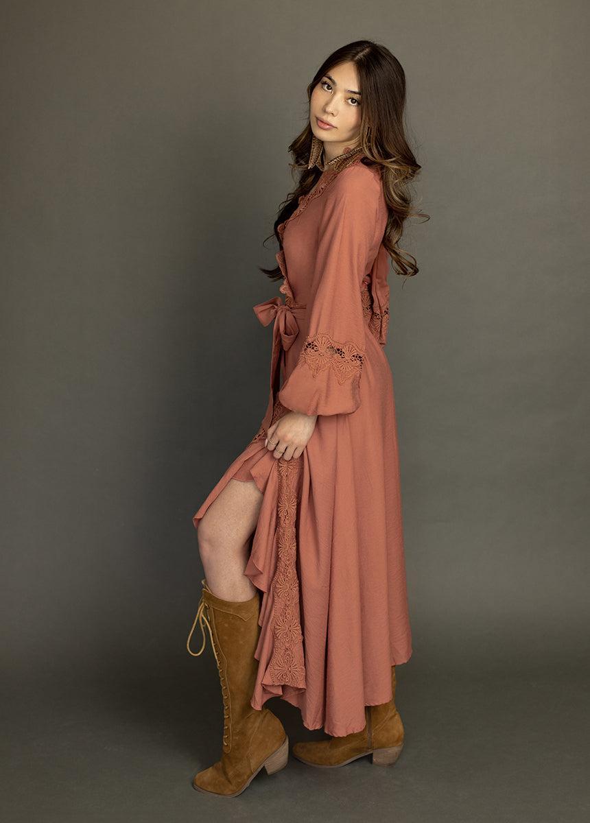 Felicite Dress in Roseclay Female Product Image