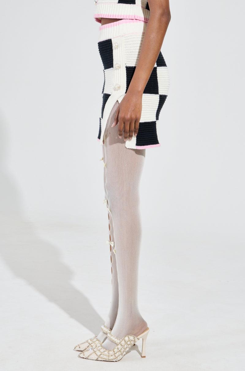 HIGH SPIRITS SWEATER KNIT MINI SKIRT Product Image
