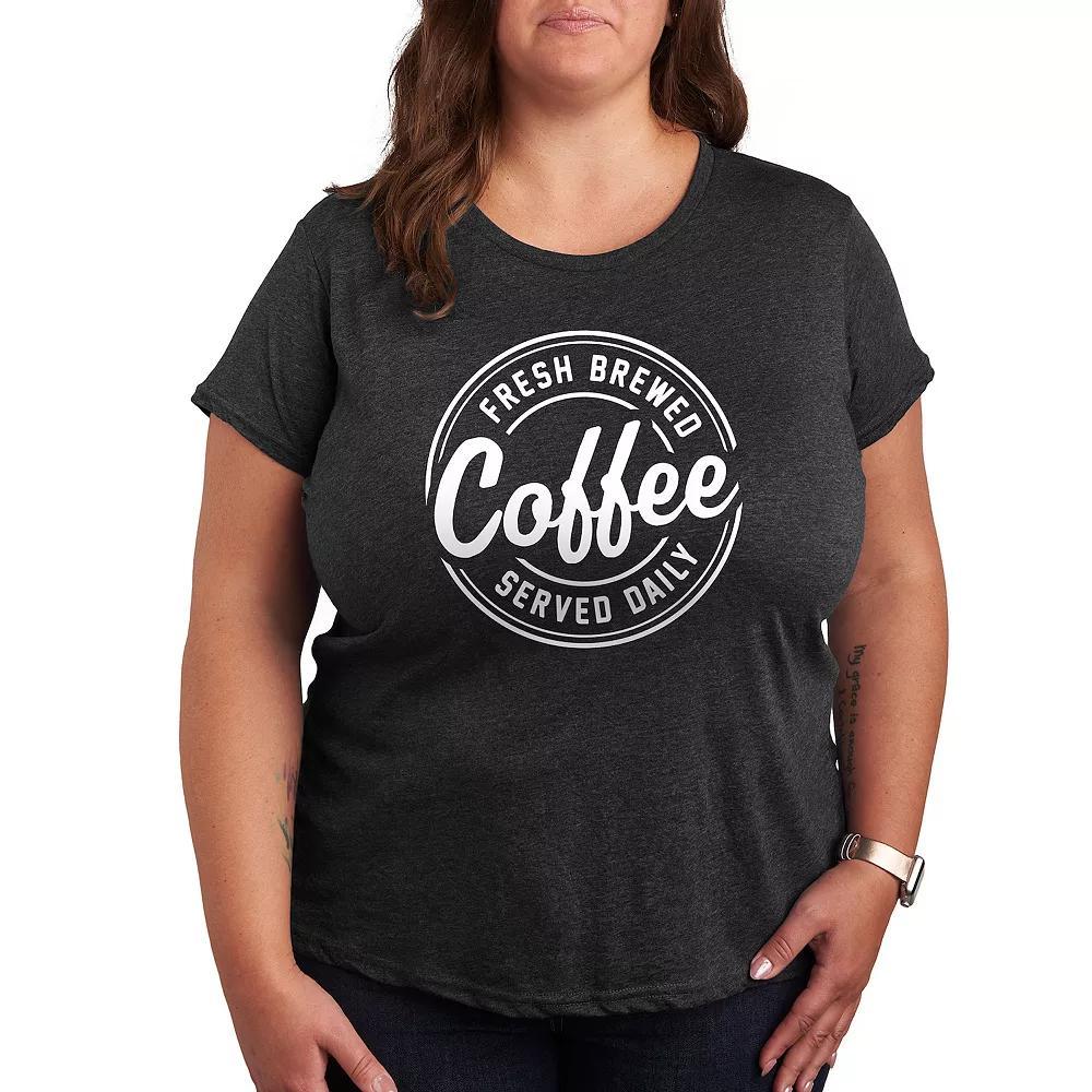 Plus Care Bears Better Together Graphic Tee, Womens Gray Grey Product Image