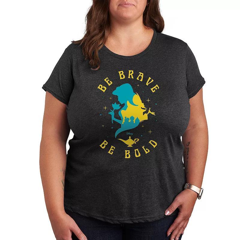 Plus Coffee Sign Graphic Tee, Womens Heather Grey Product Image