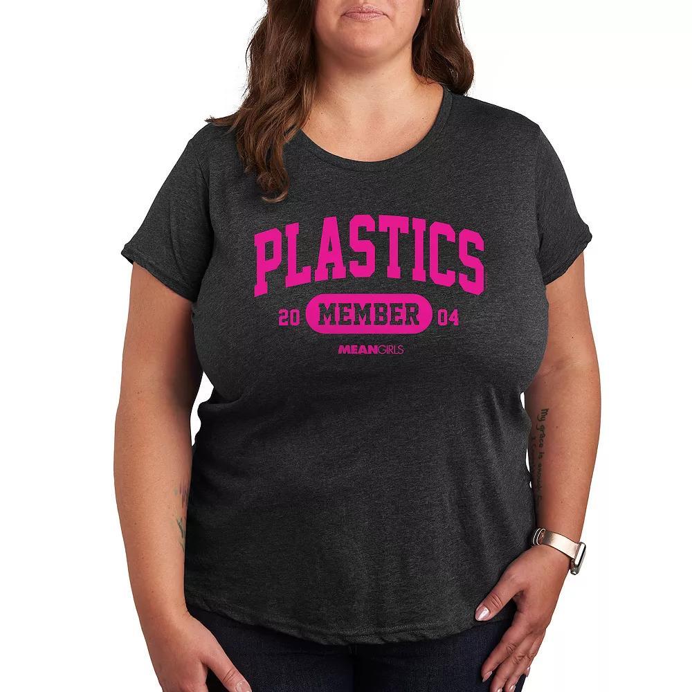 Plus Size MTV Pink Logo Tee, Womens Product Image
