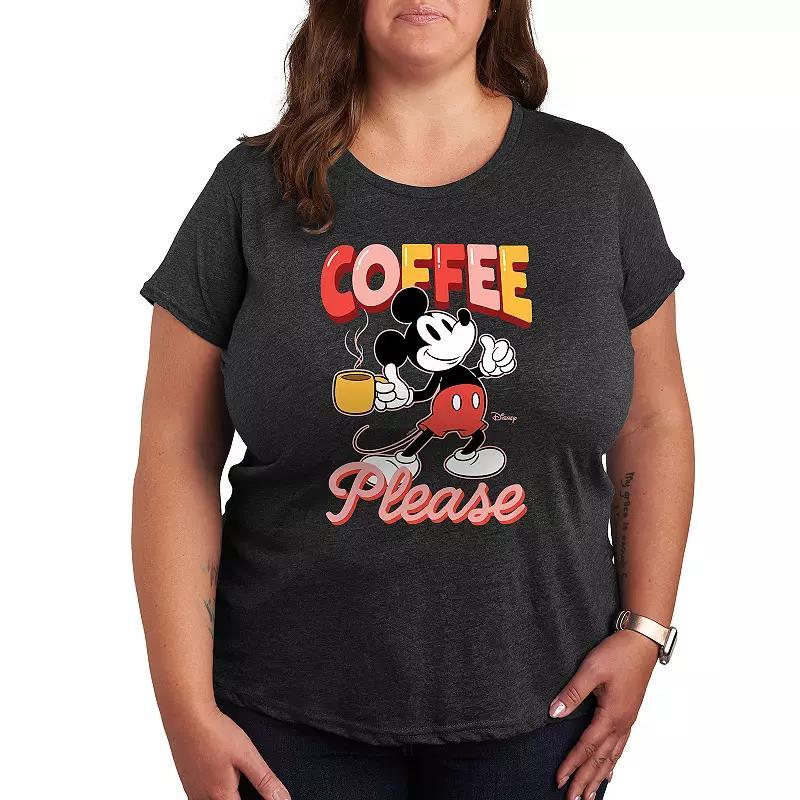 Disneys Donald Duck Me Plus Sarcastic Never Graphic Tee, Womens Grey Gray Product Image