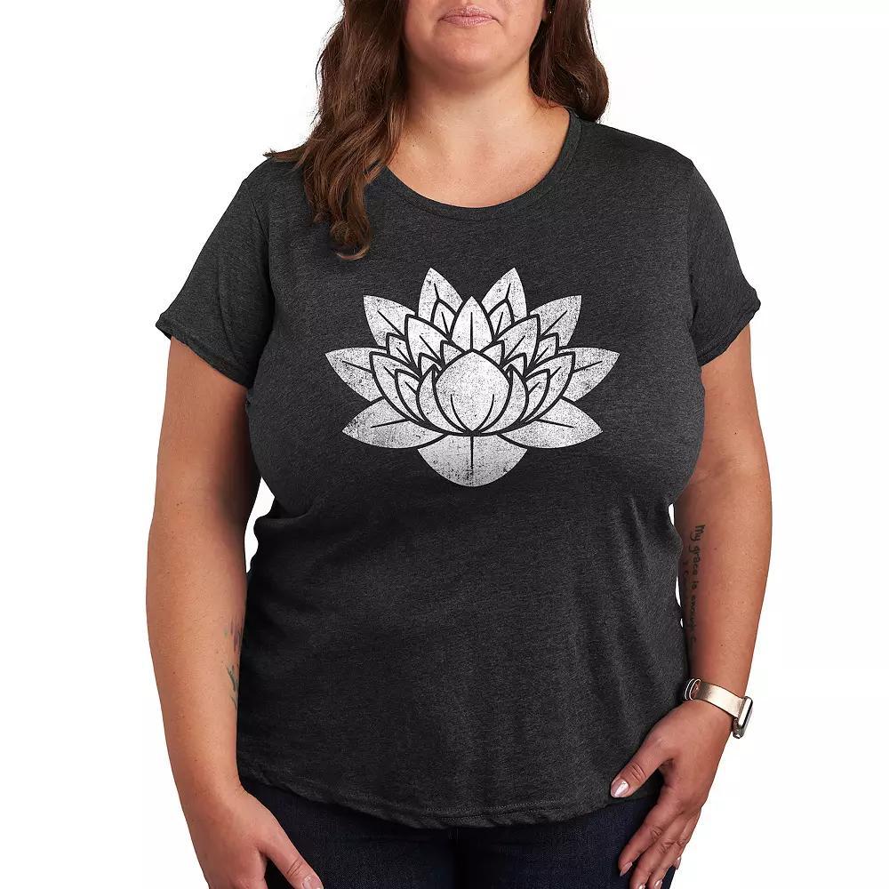 Plus St. Patrick's Day Gnomes Graphic Tee, Women's, Size: 2XL, Heather Grey Product Image