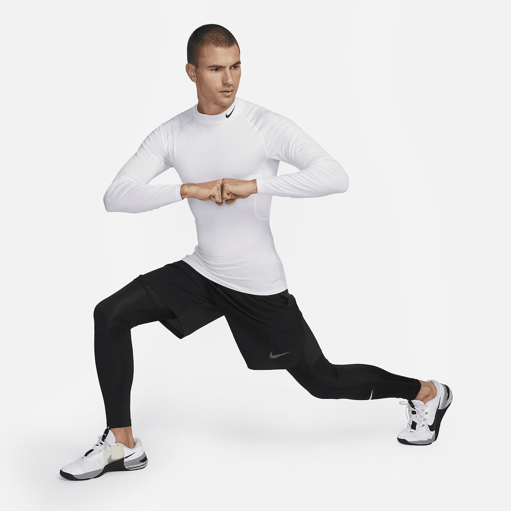 Men's Nike Pro Dri-FIT Fitness Mock-Neck Long-Sleeve Top Product Image