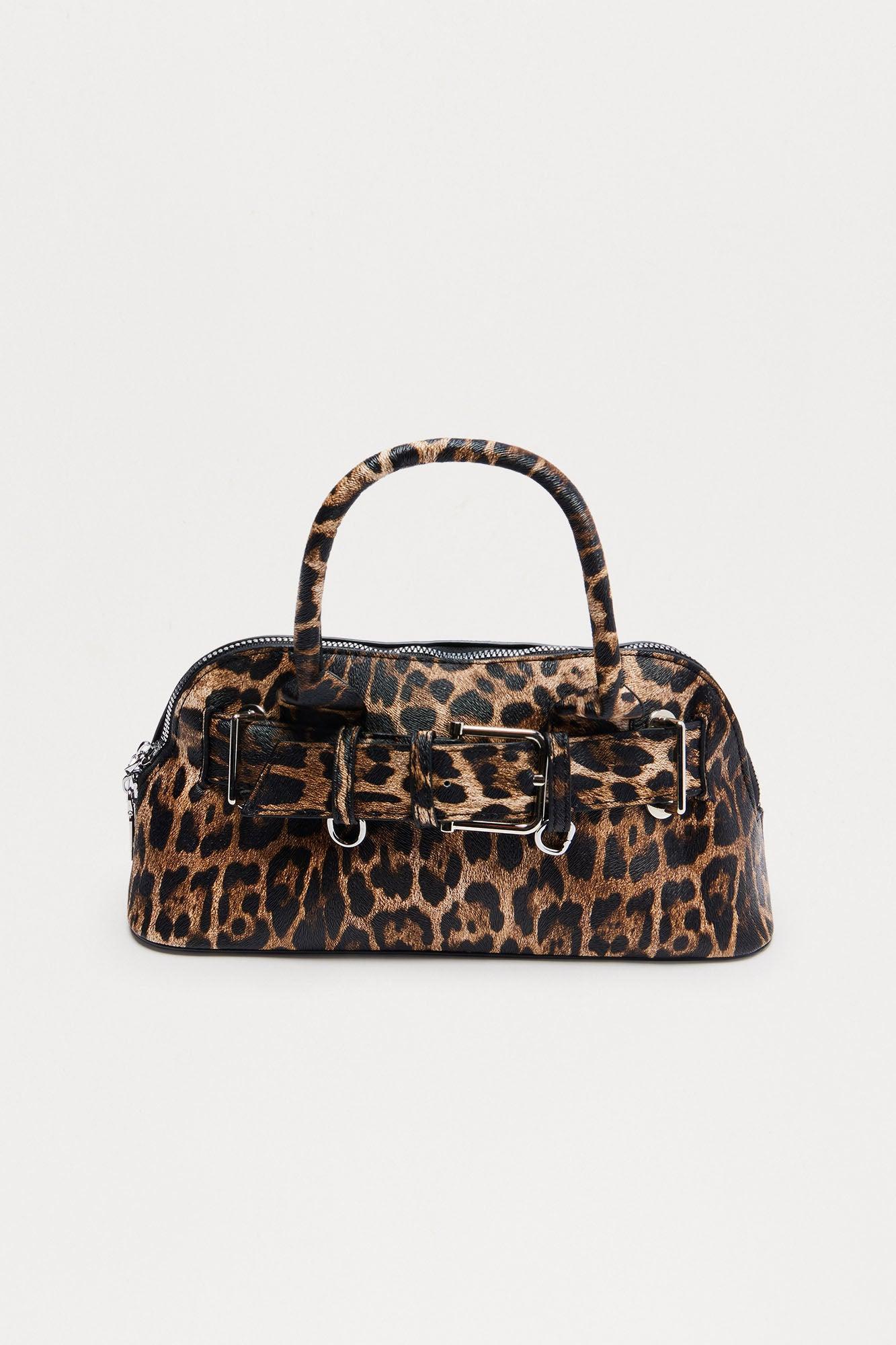 Wild Catch Faux Leather Satchel Handbag - Brown/combo Female Product Image