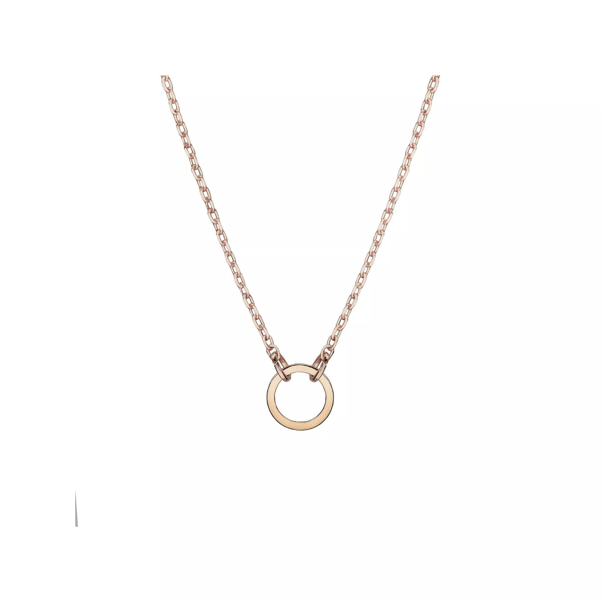 LC Lauren Conrad Delicate Open Circle Pendant Necklace, Women's, None Product Image