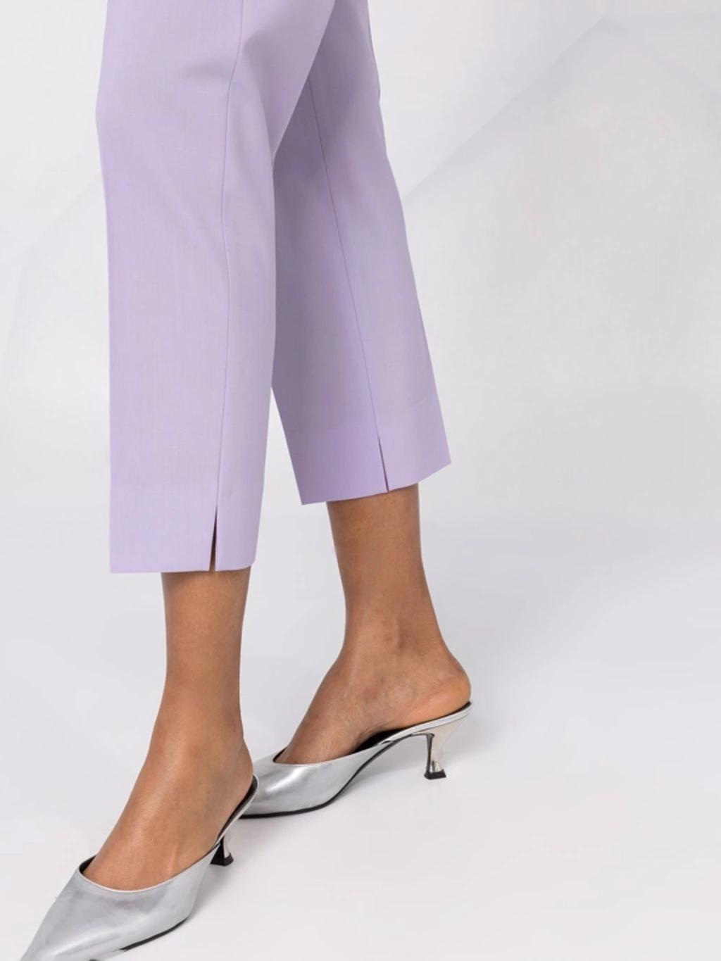 MSGM Straight-leg Cropped Trousers In Mixed Colours Product Image