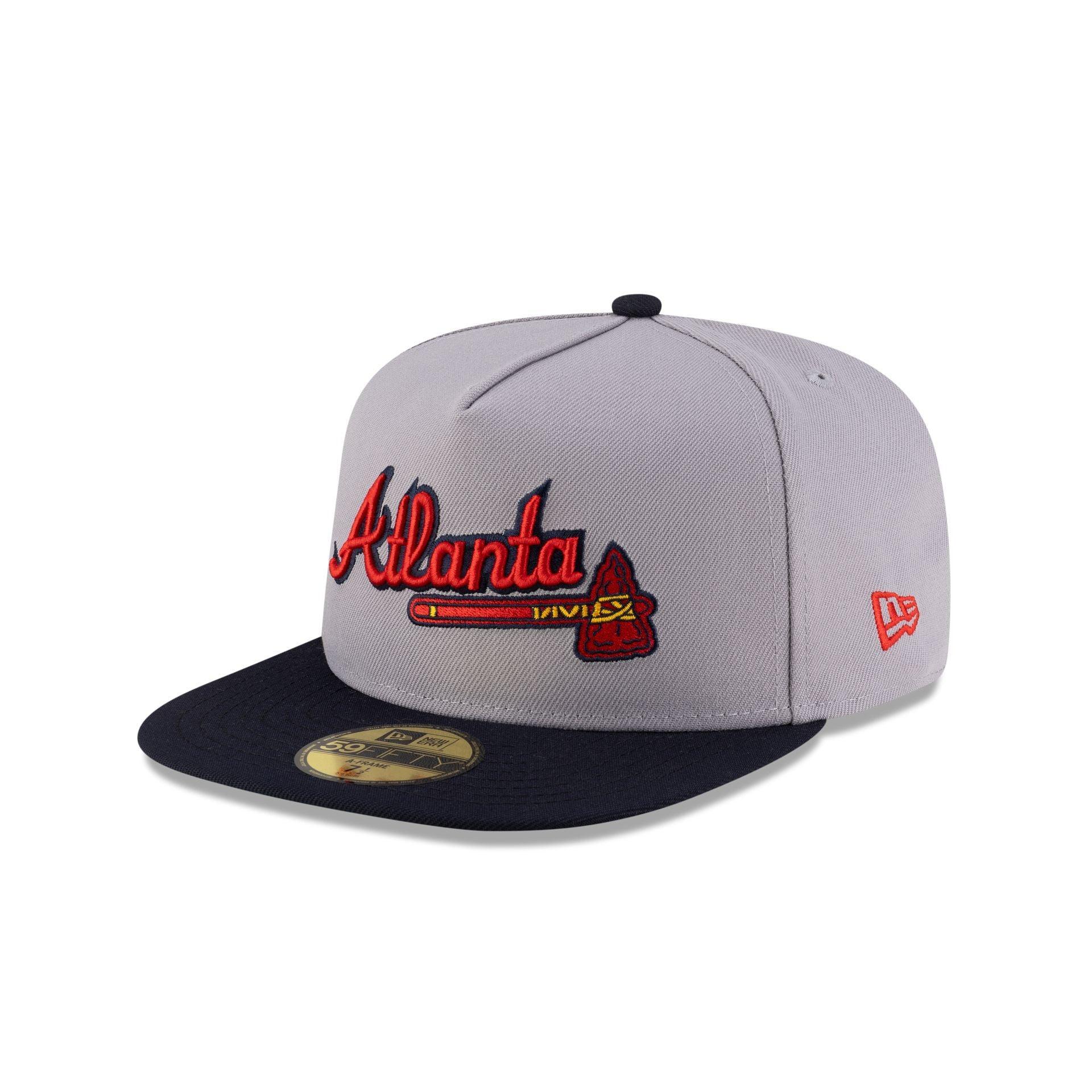 New York Knicks Navy Denim 59FIFTY A-Frame Fitted Hat Male Product Image