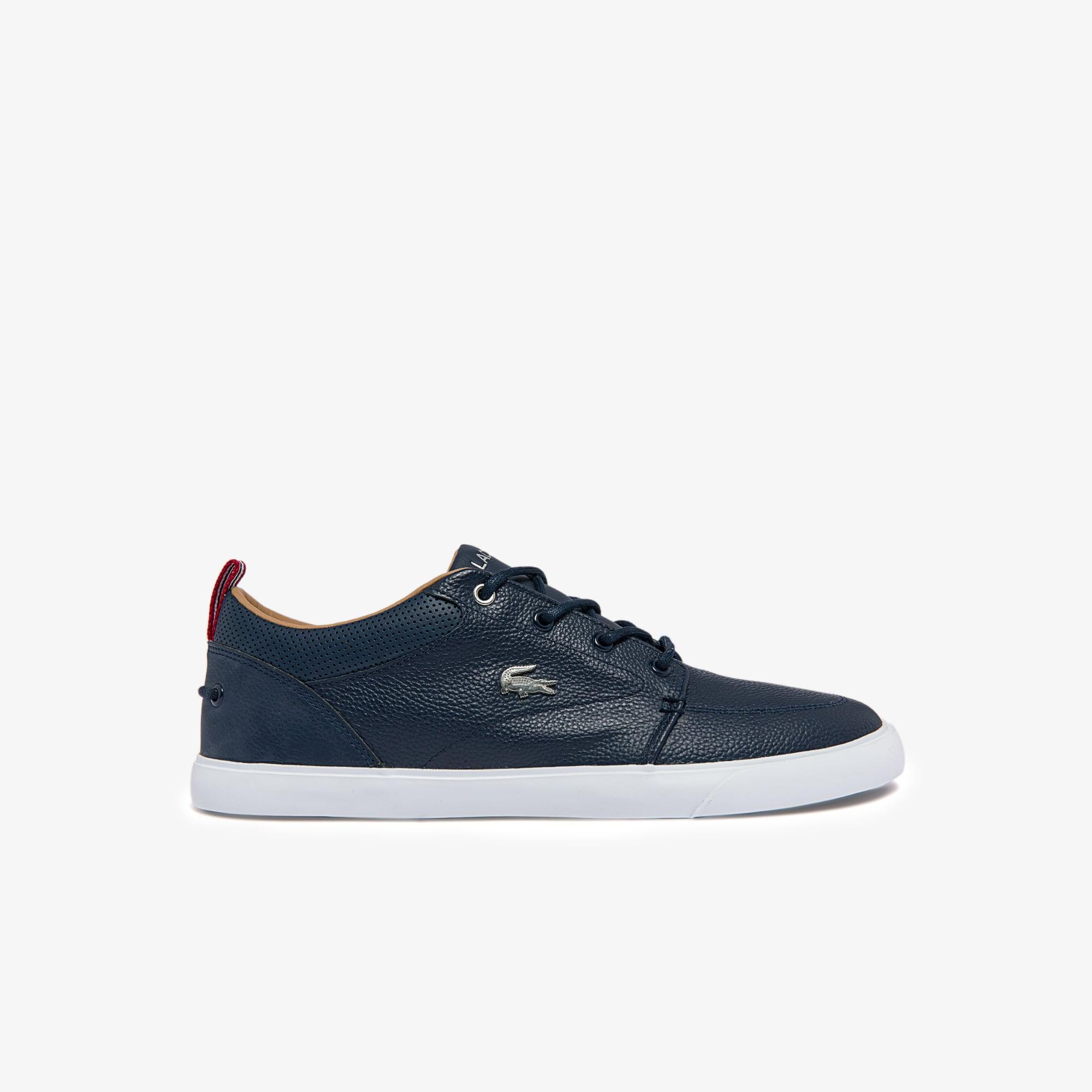 Men's Bayliss Leather Perforated Collar Sneakers Product Image
