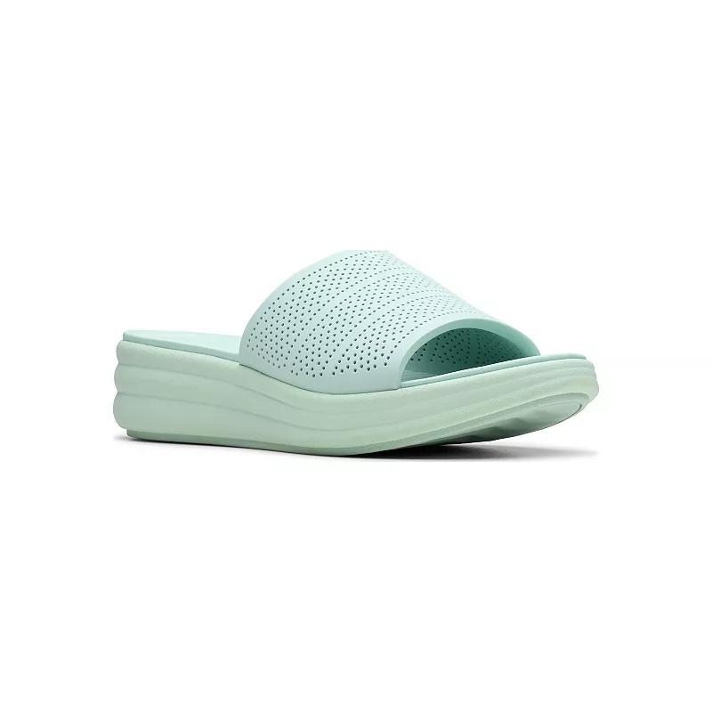 Clarks Drift Twist Womens Sandals Green Product Image