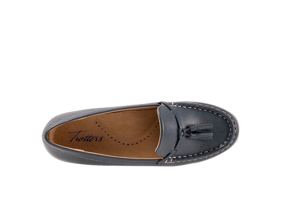 Trotters Womens Dawson Leather Tassel Loafers Product Image