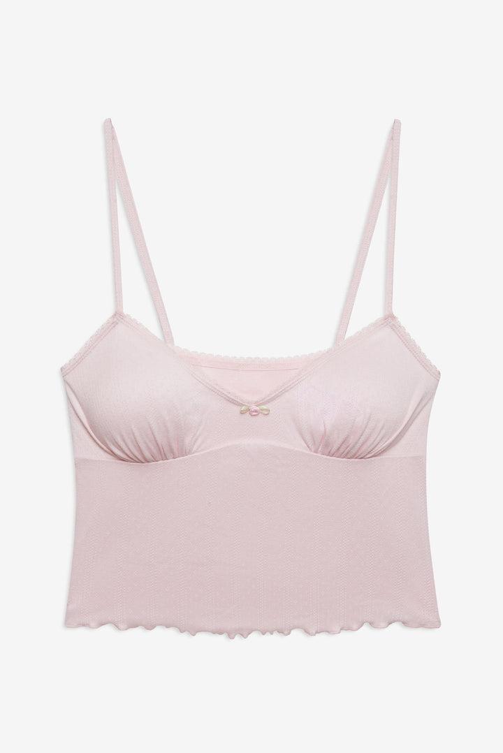 Elliana Sleep Top — Dusty Pink Product Image
