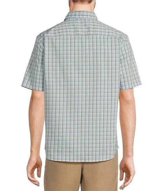 L.L.Bean Comfort Performance Stretch Plaid Short Sleeve Woven Shirt Product Image
