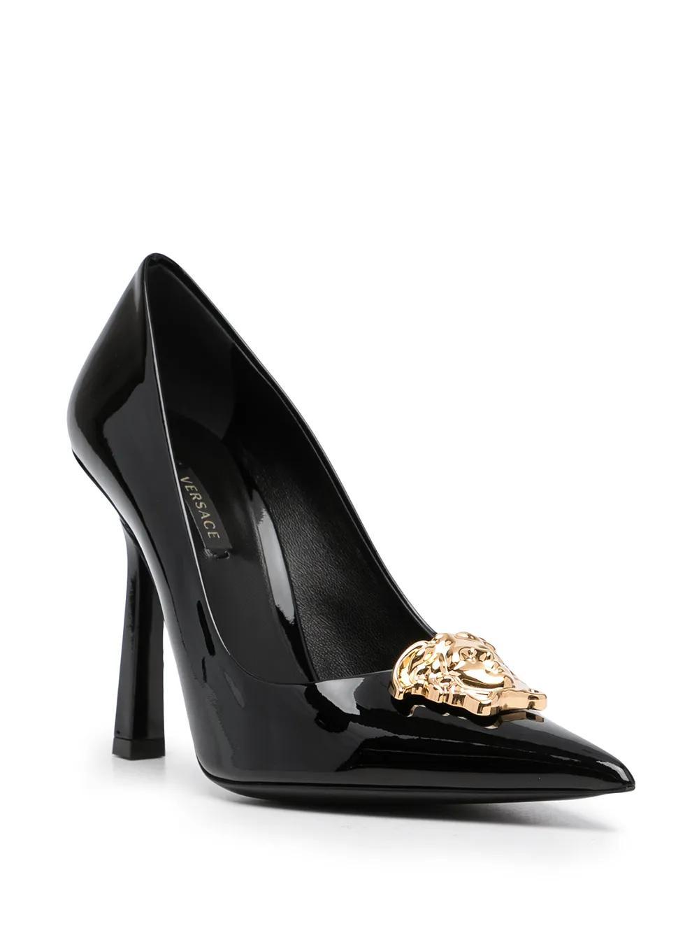 La Medusa 105mm patent-leather pumps Product Image