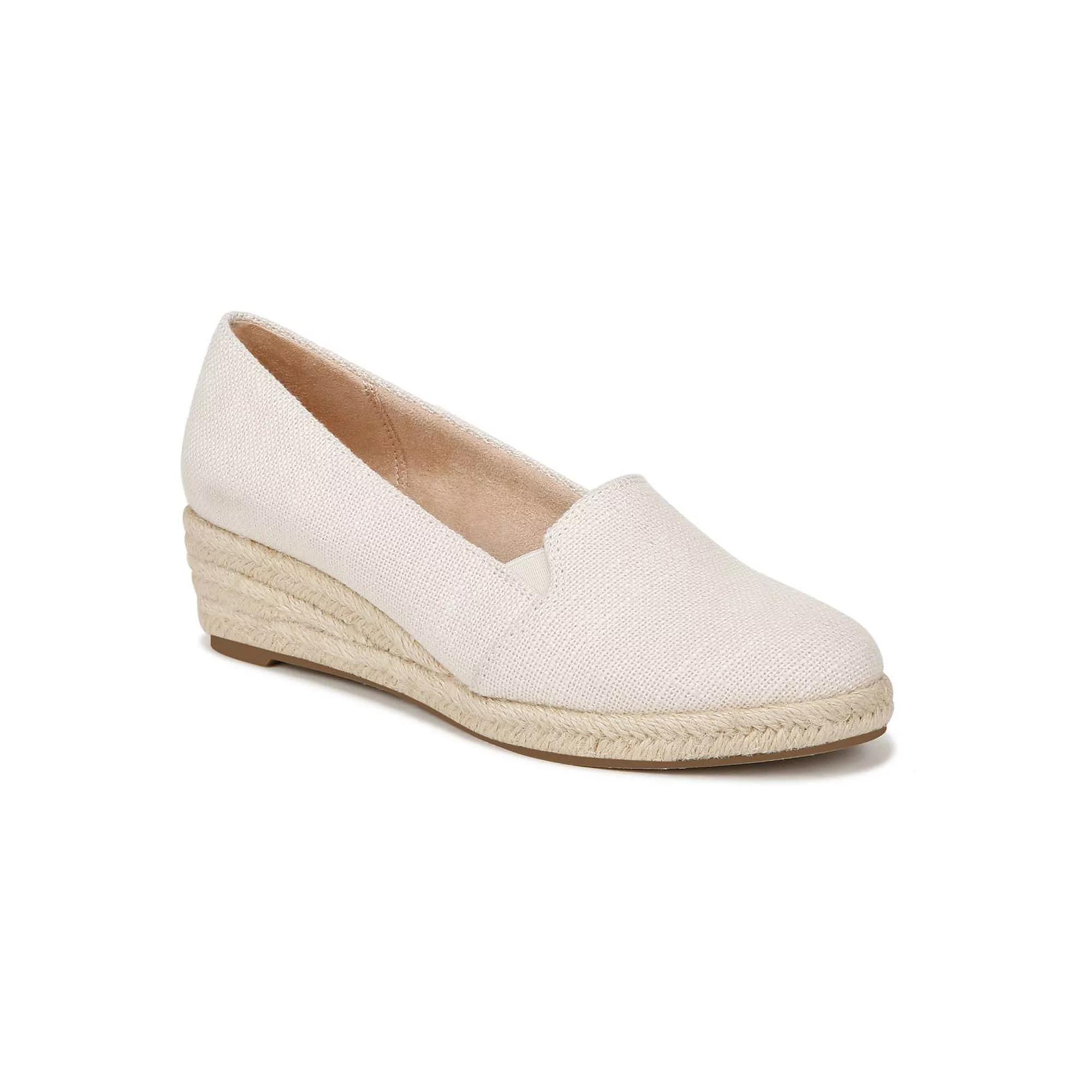 LifeStride Kamilla Womens Espadrille Wedges Ivory Product Image
