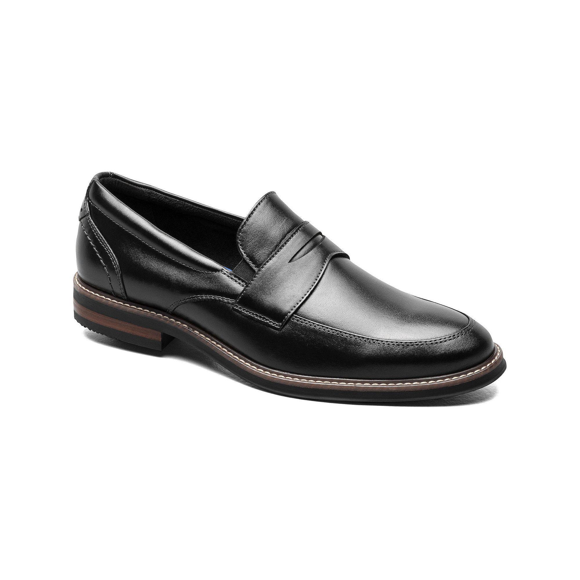 Nunn Bush® Westfield Men's Moc Toe Penny Loafers, Size: 14, Black Product Image