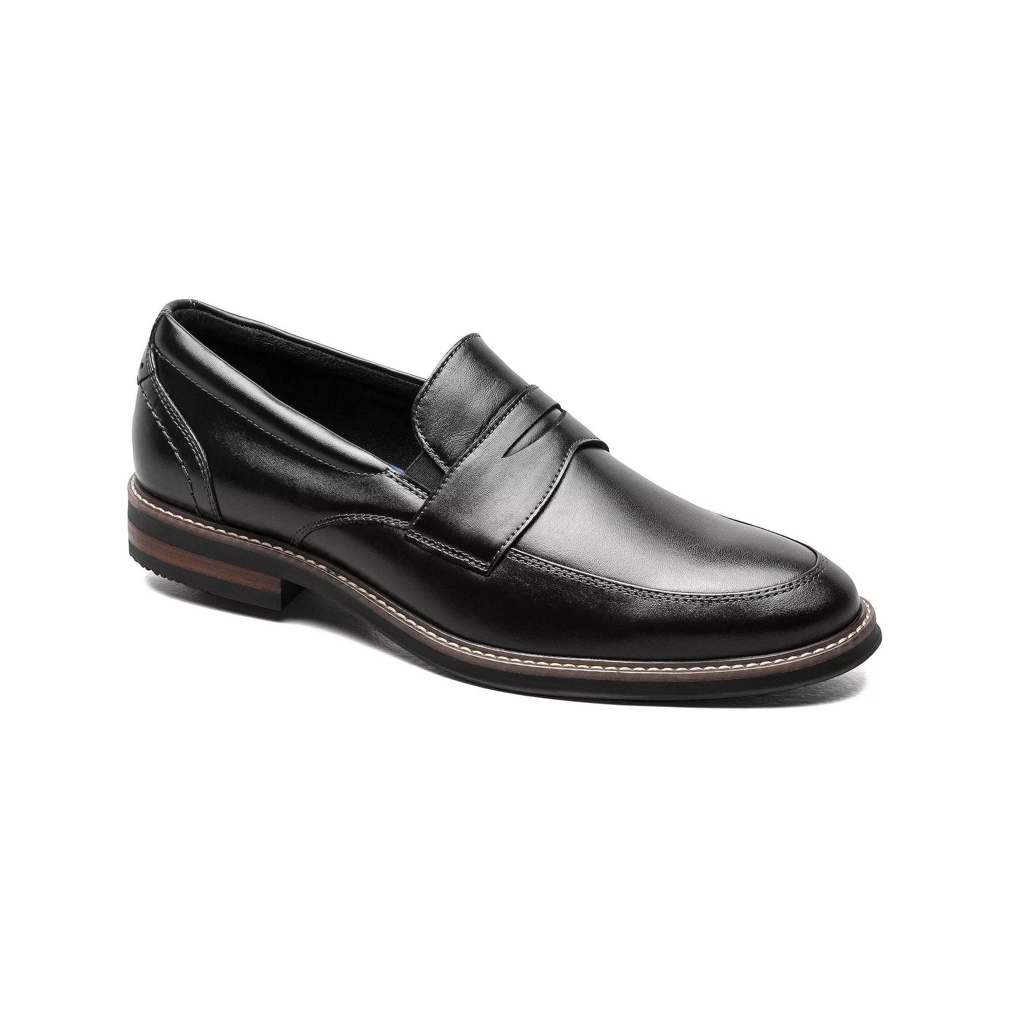 Nunn Bush® Westfield Men's Moc Toe Penny Loafers, Size: 14, Black Product Image