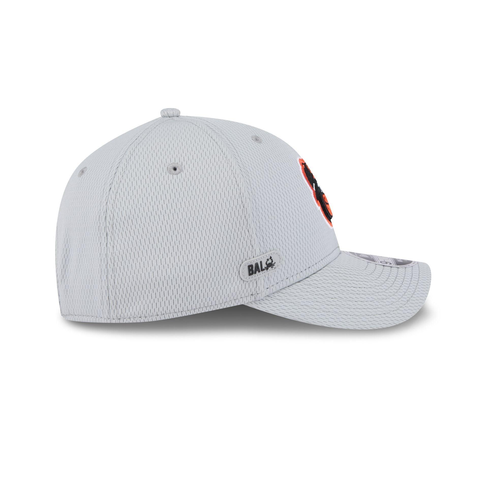 Baltimore Orioles 2025 Clubhouse Gray 9FORTY M-Crown Snapback Hat Male Product Image