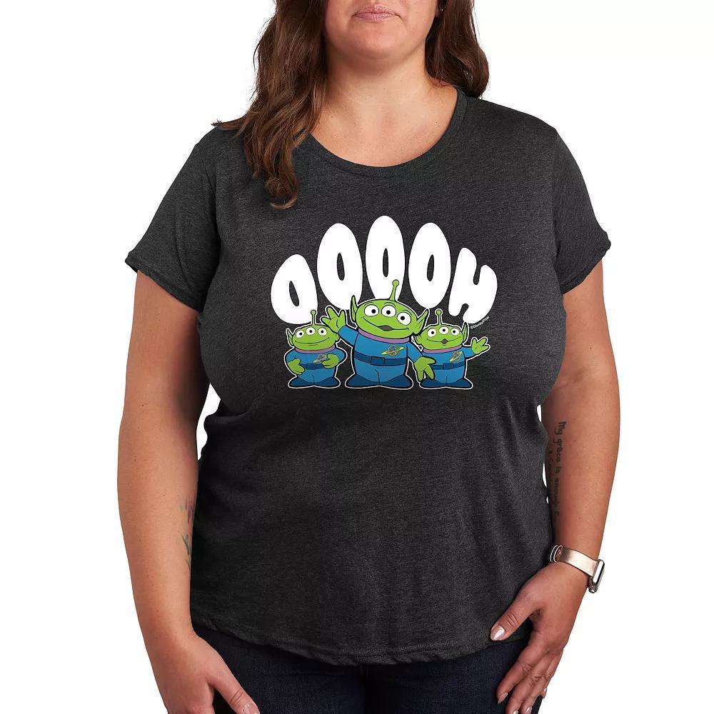 Disney / Pixars Toy Story Plus Ooooh Graphic Tee, Womens Heather Grey Product Image
