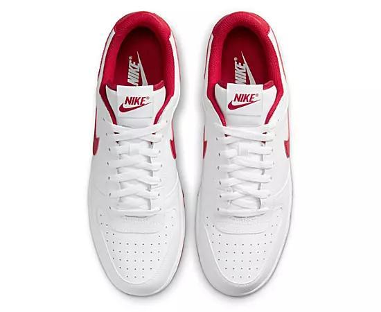 Men's Nike Big Low Sneakers, Size: 11, White Gym Red Product Image