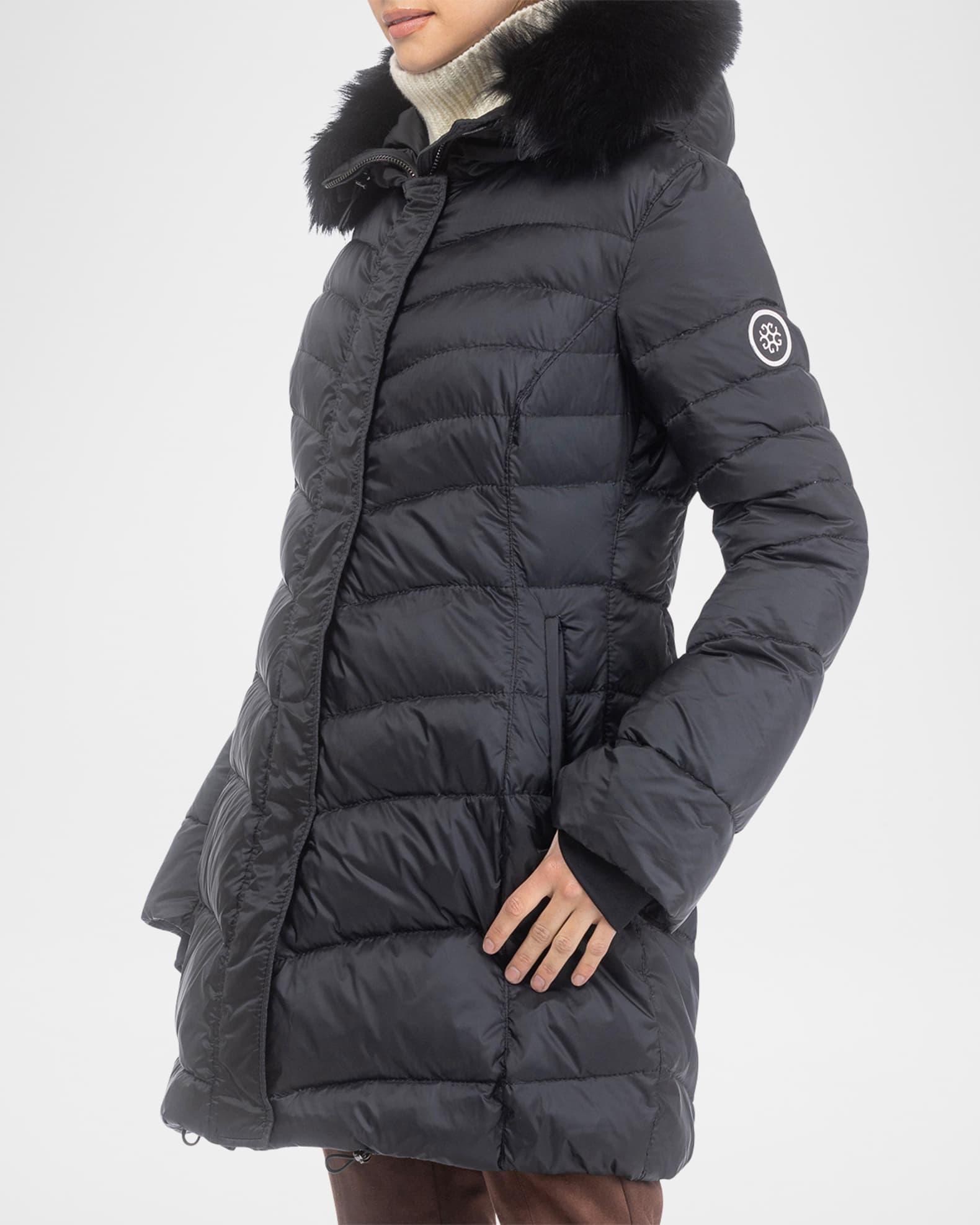 Apres-Ski Jacket With Detachable Toscana Lamb Shearling Hood Trim Product Image