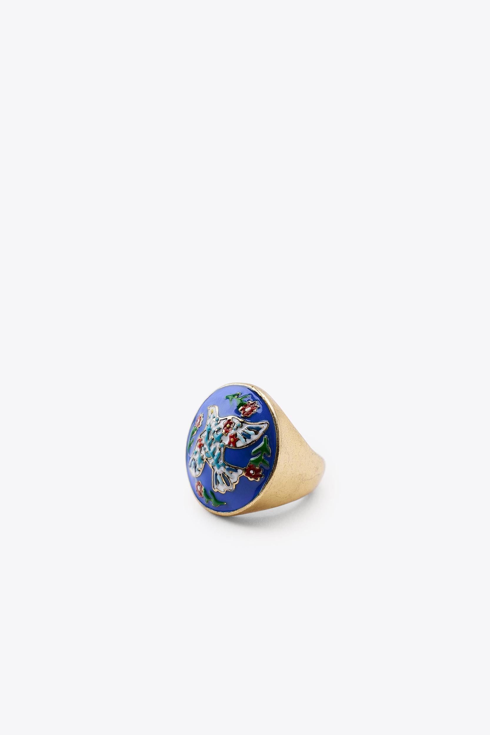3-PACK OF FLOWER AND BIRD RINGS Product Image