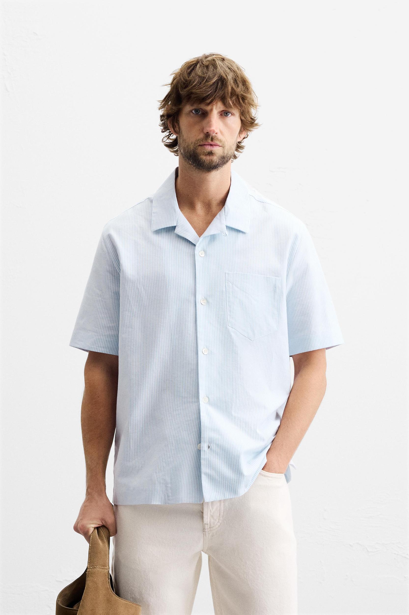 STRIPED OXFORD SHIRT Product Image