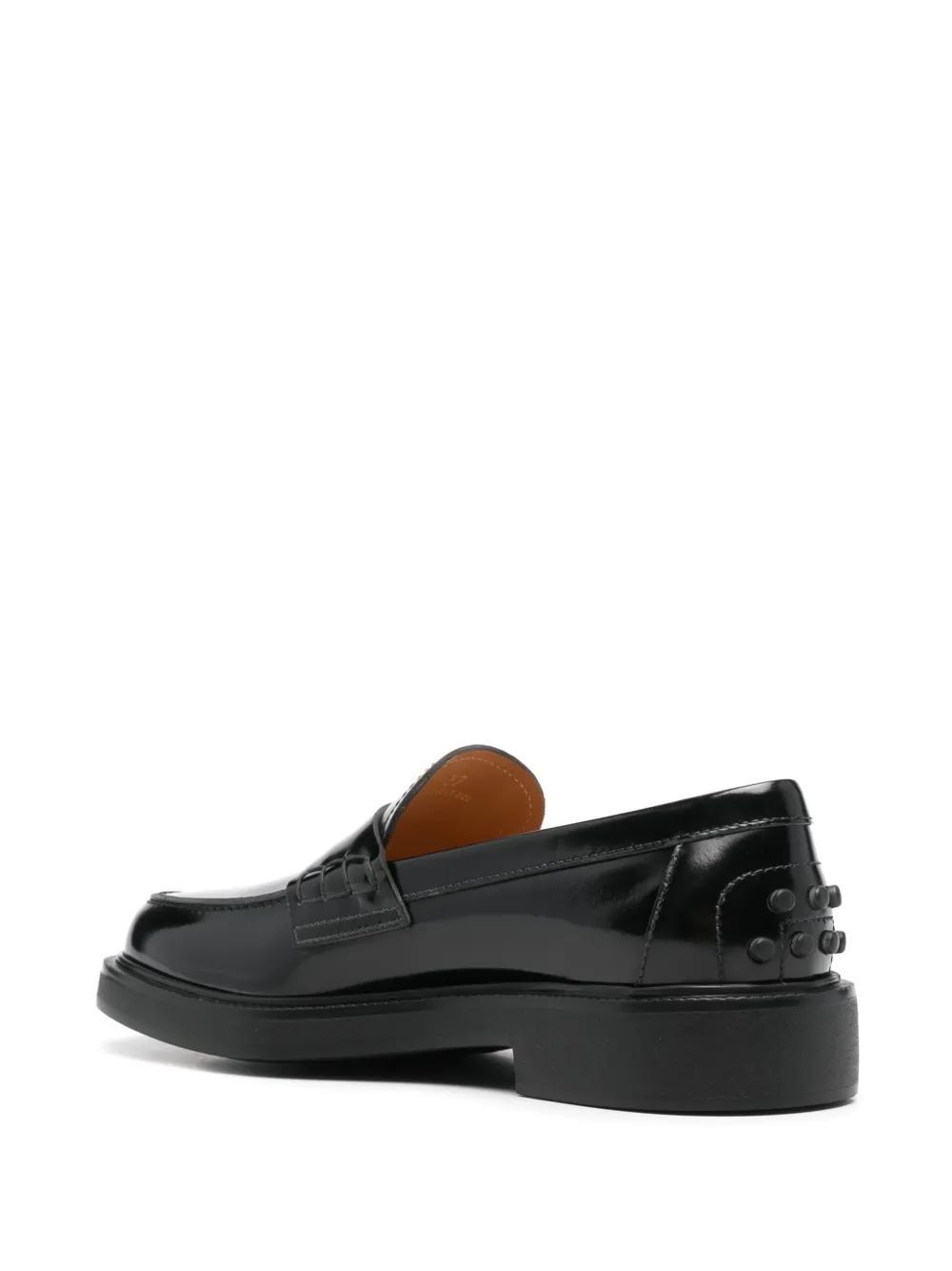 logo-lettering loafers Product Image
