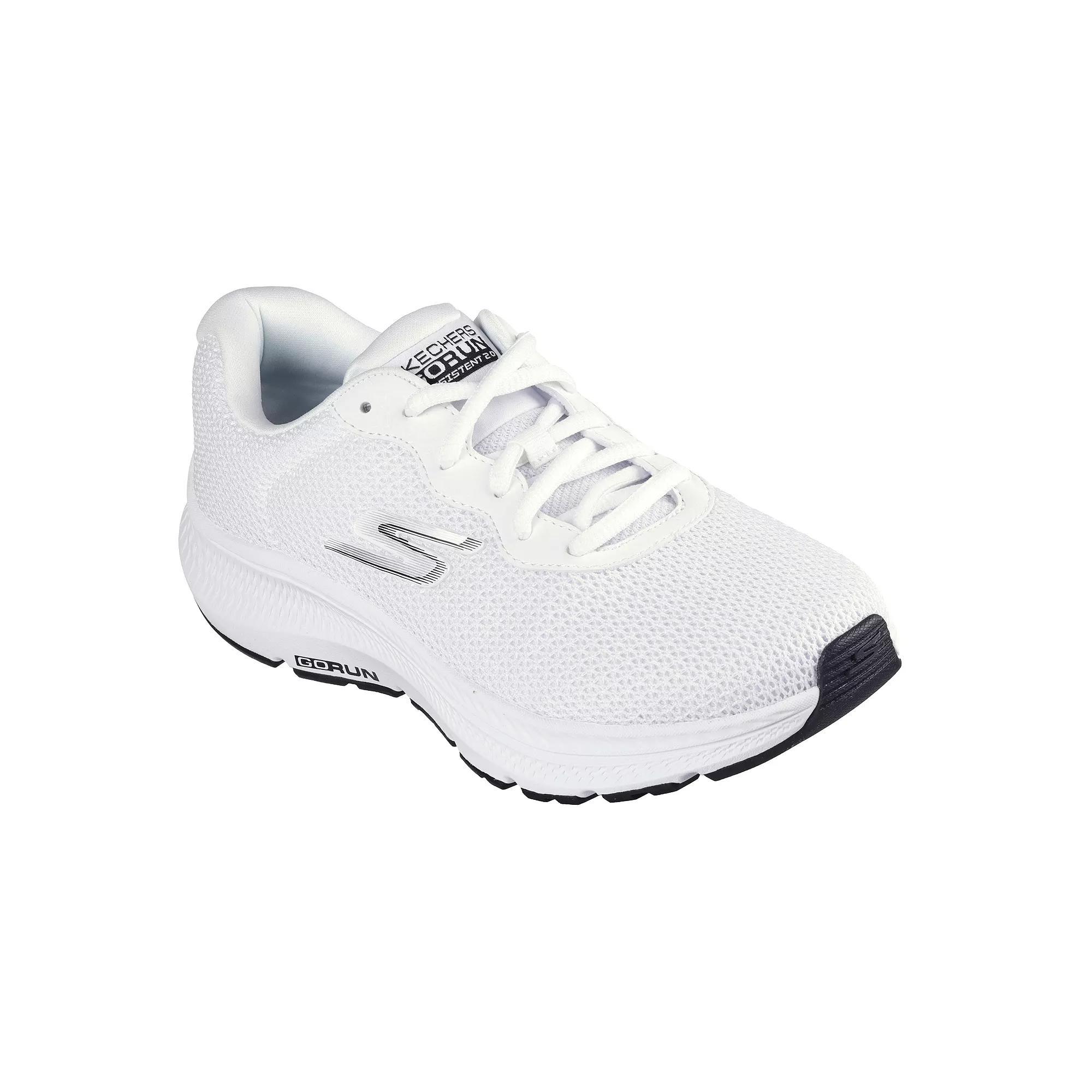 Skechers GO RUN Consistent™ 2.0 Engaged Women's Athletic Shoes, Size: 8, White Black Product Image