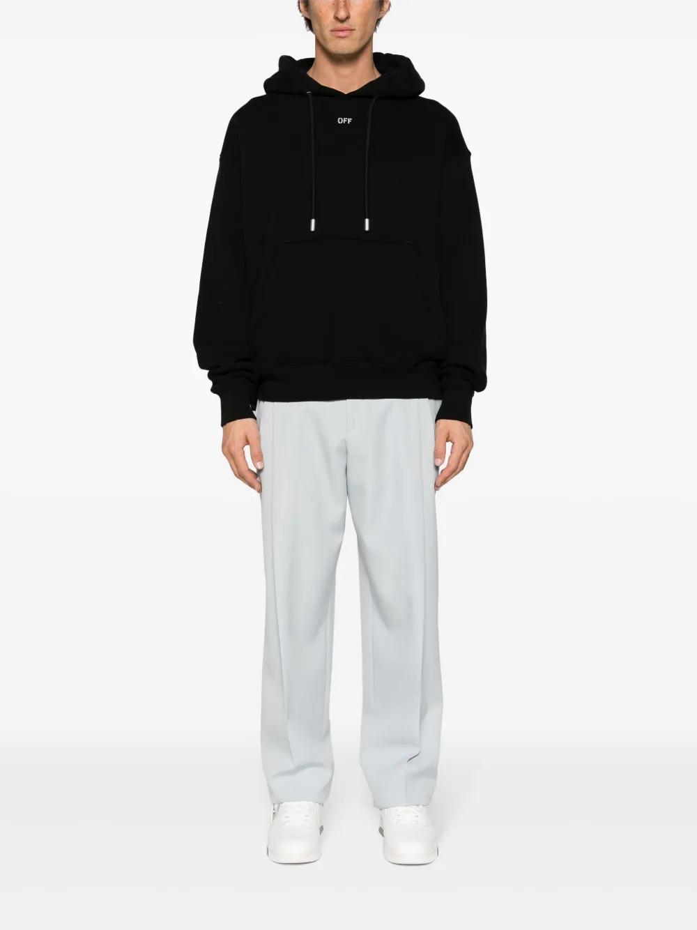 drawstring organic cotton hoodie Product Image