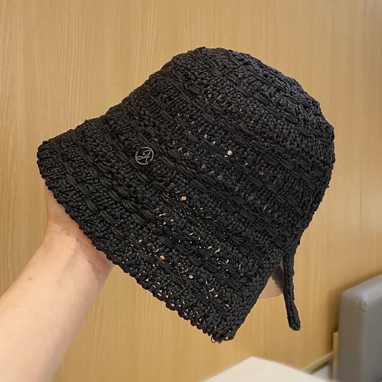 Straw Cloche Hat Product Image