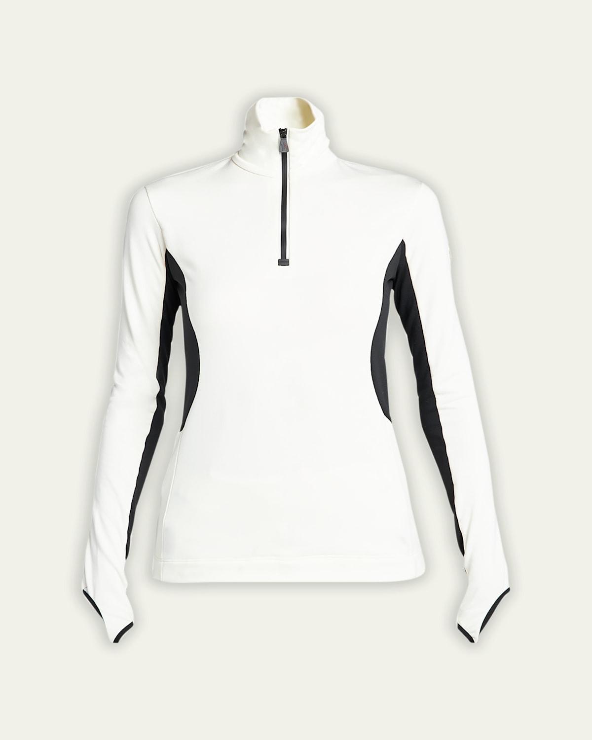 Colorblock Quarter-Zip Sweatshirt Product Image
