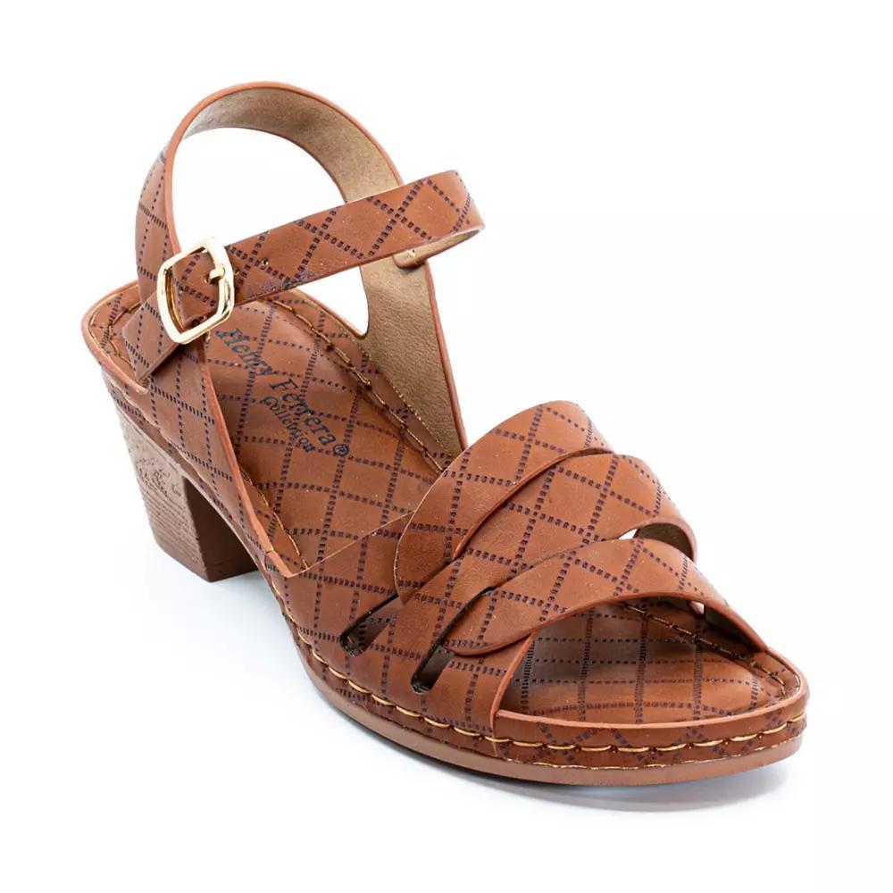 Henry Ferrera Costa Rica-1 Women's Sandals, Size: 8.5, Brown Product Image