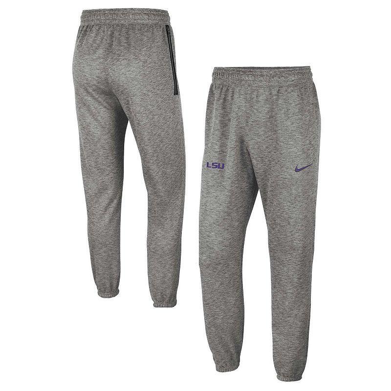 Mens Nike Heather Gray Lsu Tigers Team Logo Spotlight Performance Pants Product Image