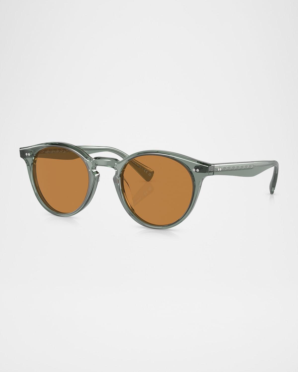 Mens Romare Sun Acetate Round Sunglasses Product Image