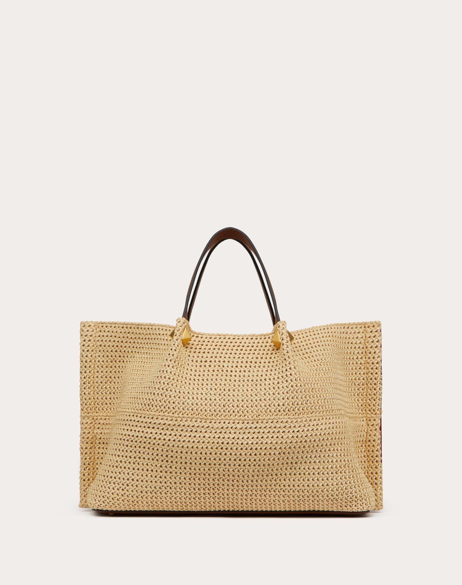MEDIUM STRAW SUMMER TOTE  Product Image