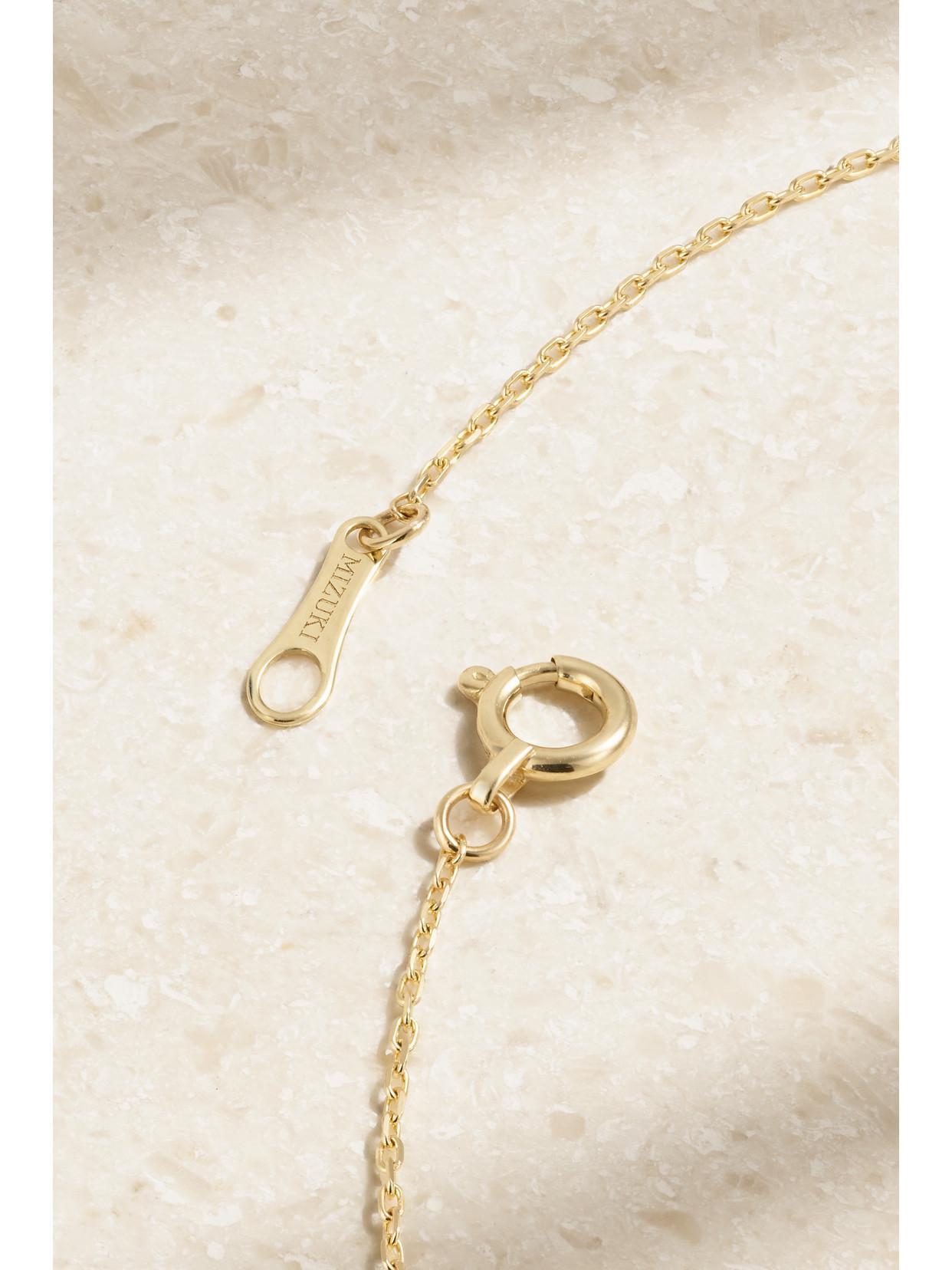 MIZUKI 14-karat Gold, Pearl And Diamond Bracelet Product Image