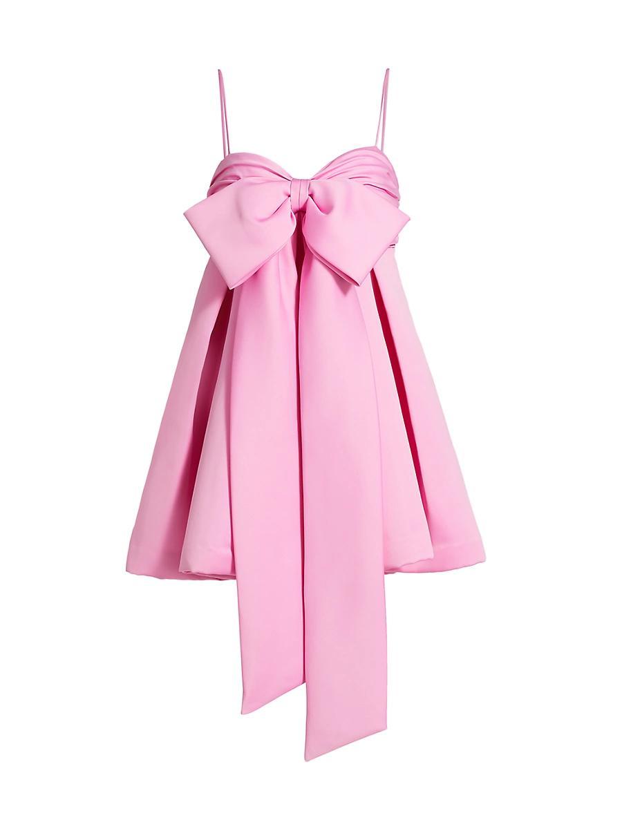 Womens Rose Baby Doll Minidress Product Image