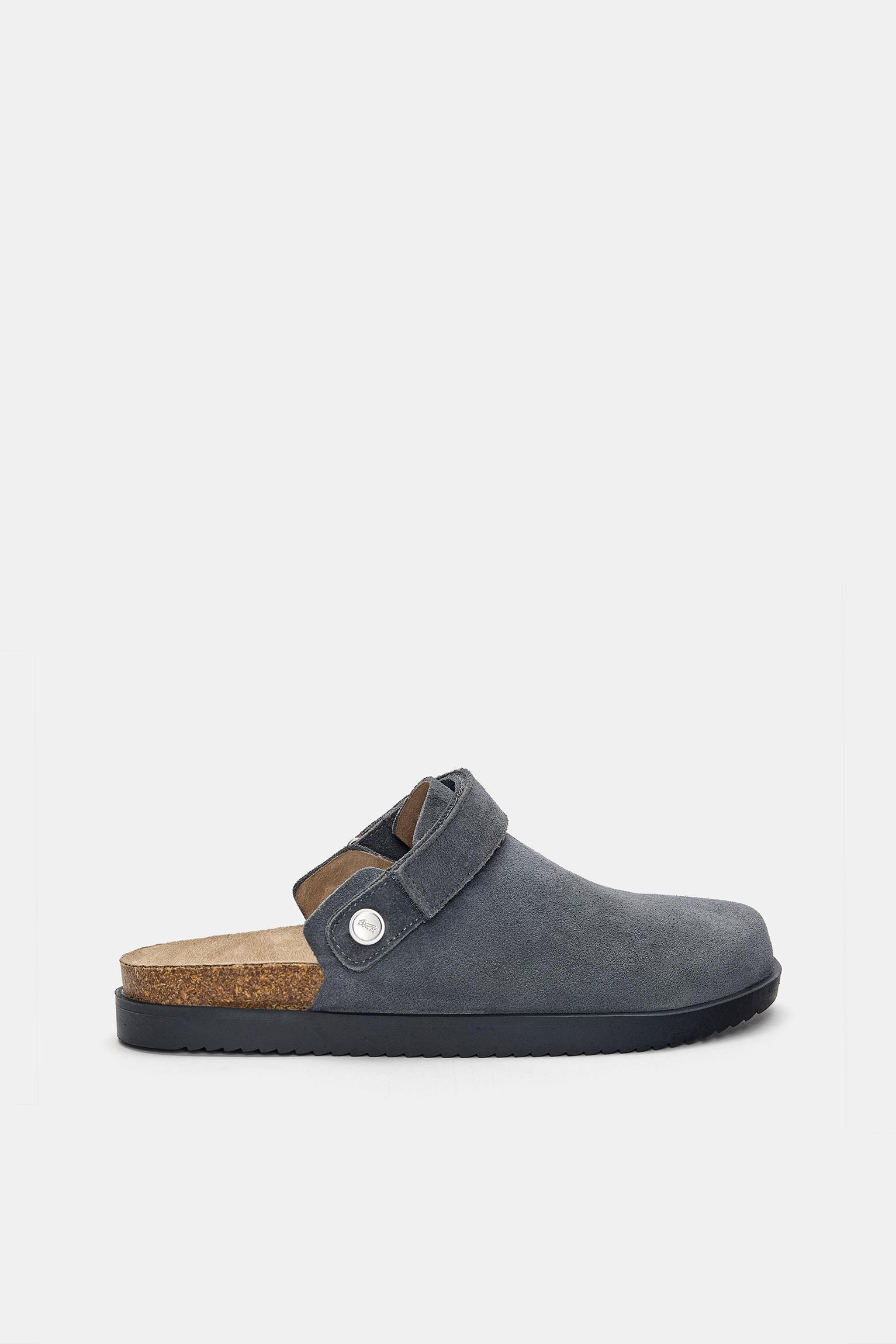 Multi-position strap leather clogs Product Image