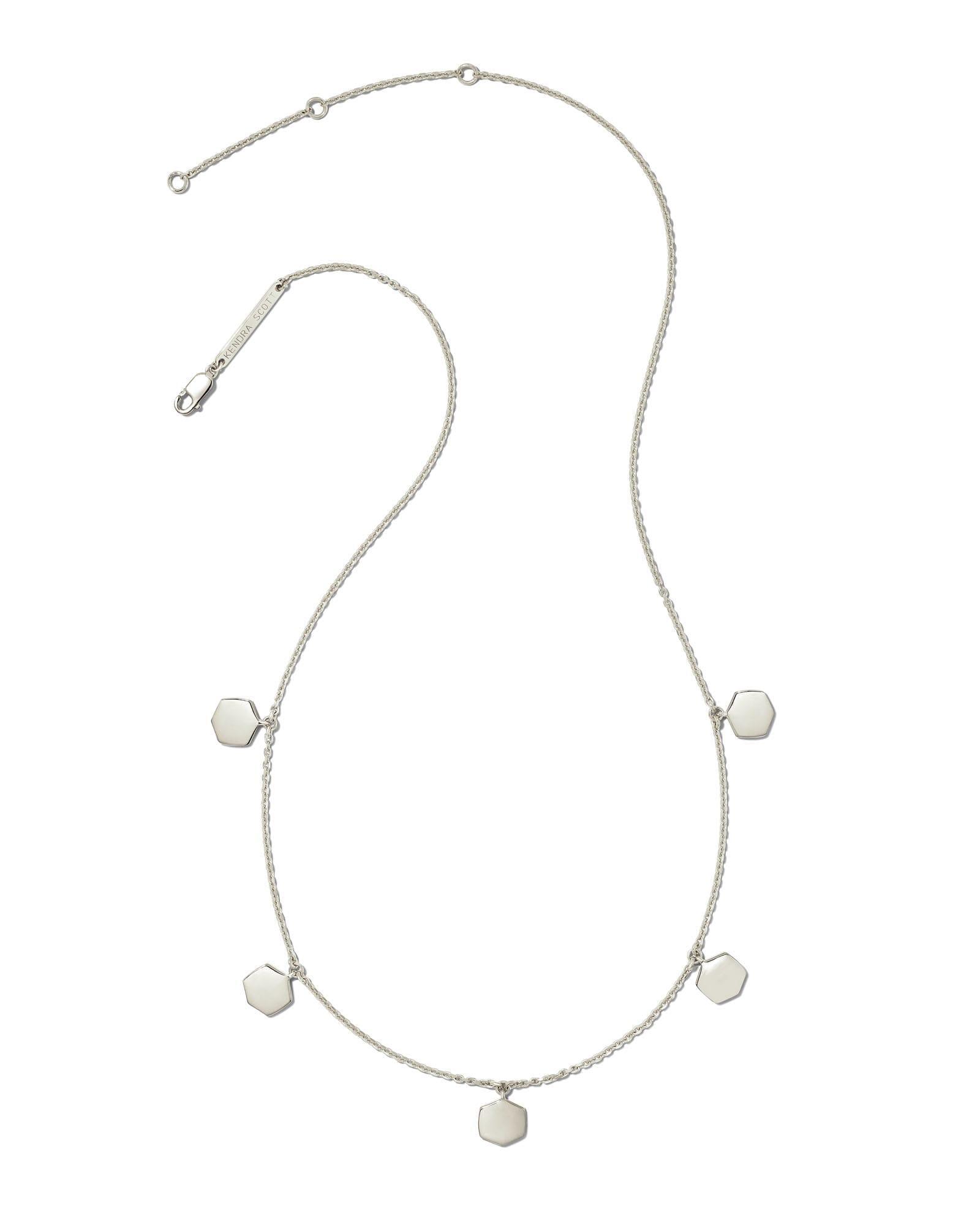 Kendra Scott Davis Strand Necklace in Sterling Silver | Metal Product Image